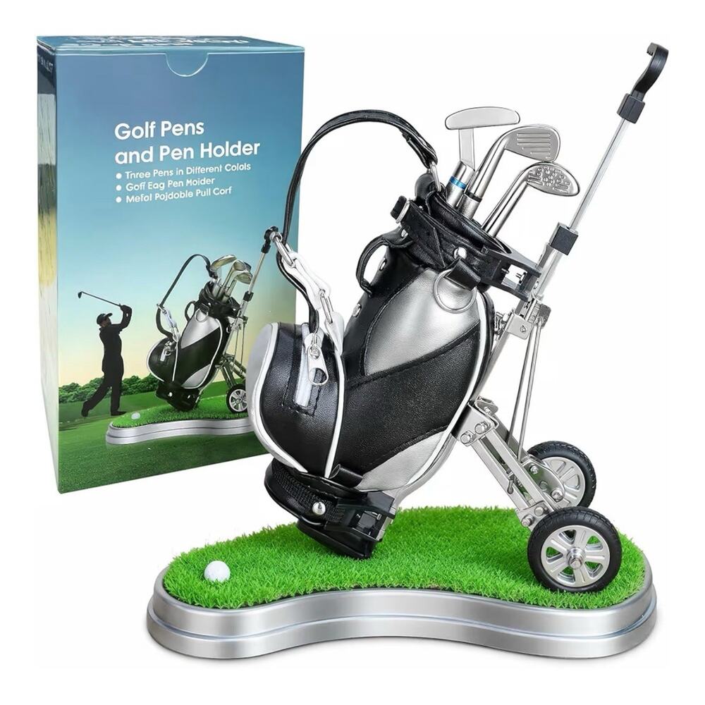 Jishi Golf Gifts for Men Pen Holder Multicolor